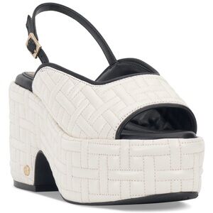 VINCE CAMUTO SZ9 ELANA COCONUT CREAM/BLACK
